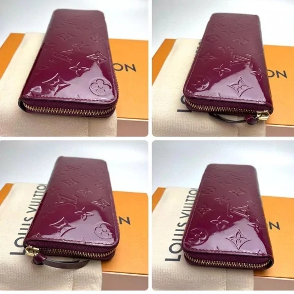 LOUIS VUITTON Monogram Vernis Zipper Long large wallet - Picture 5 of 7
